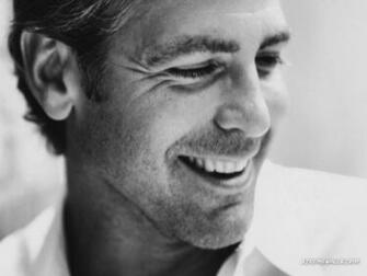 George Clooney Smile Wallpaper