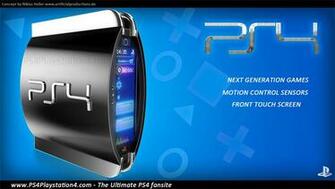 Ps4 Concept Design Console Lighter Blue