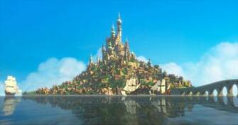 The Island In Rapunzel S Kingdom From Disney Animated Movie Tangled