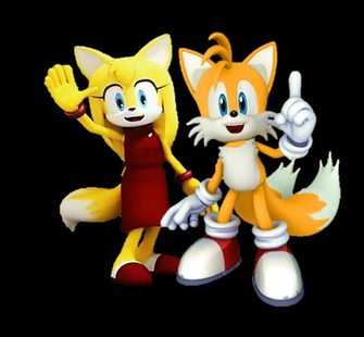 Miles Tails Prower Image And Zooey The Fox