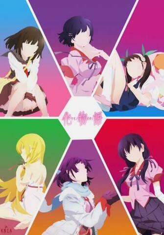 Monogatari Series Anime Girls Hachikuji Mayoi Oshino Shinobu