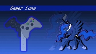 File Princess Luna Gamer Wallpaper By Artist Crazedwhitedude