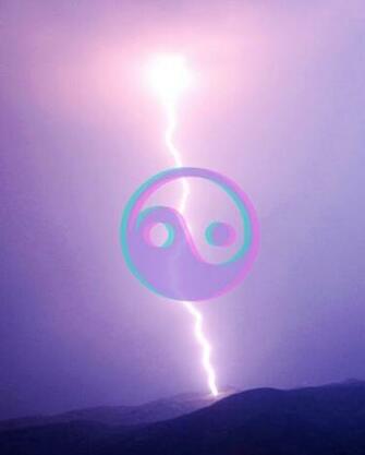 Purple Yin Yang