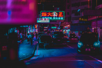 Night Street Wallpaper