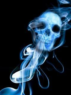 Skull Smoke Phone Wallpaper By Carmen