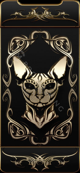 iPhone X Egyptian Cat Wallpaper Made And Designed By Me