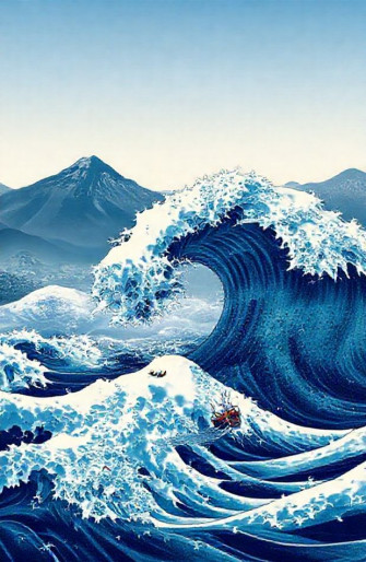 Great Wave Off Kanagawa Wallpaper