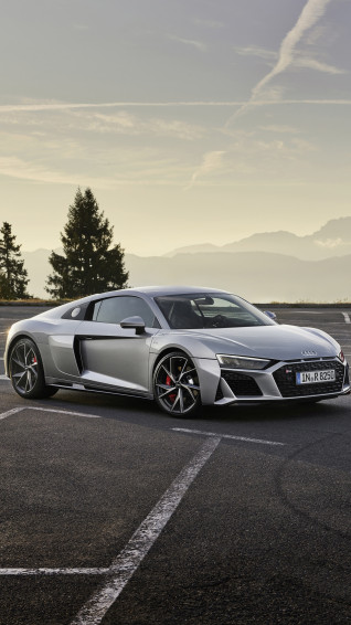 Audi R8 V10 Phone Wallpaper