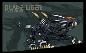 Blade Liger Black Impact Zoids Wallpaper Unduh
