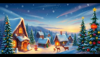 Christmas Fairytale Wallpaper