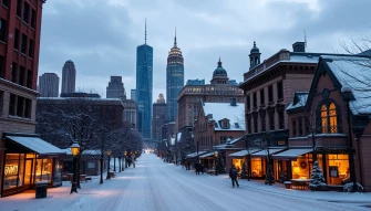 City Winter Wallpaper