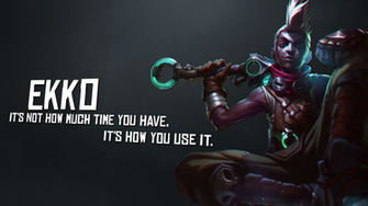 League Of Legends Wallpaper Ekko By Carryclown