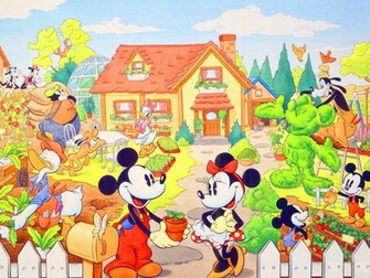 Mickey Mouse And Minnie Desktop Wallpaper