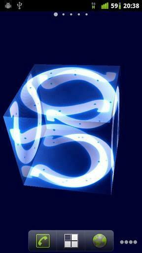Bigger Colts 3d Cube Live Wallpaper For Android Screenshot