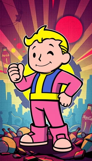 Vault Boy Phone Wallpaper