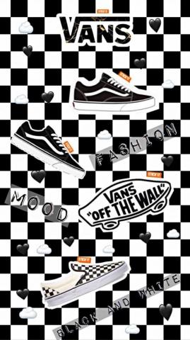 Checkered Vans Wallpaper Top Background