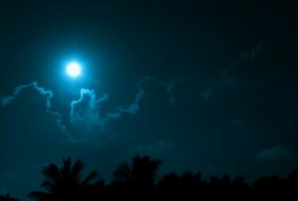 Blue Moon Background Here You Can See Scary
