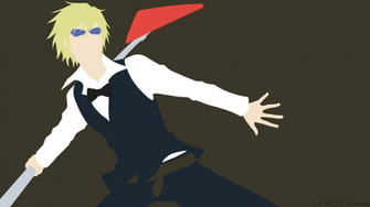 Shizuo Heiwajima Minimalistic Wallpaper By Dornogol