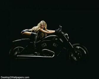 Marisa Miller Harley Davidson Wallpaper Motorcycles HD Desktop