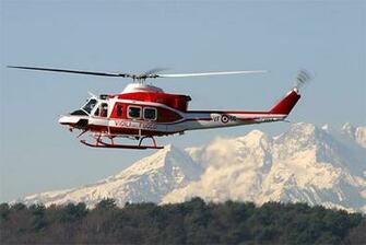 The Helicopter Is Manufactured By Bell Helicopters And Also