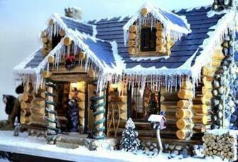 Log Cabins Realistic Model Of A Cabin During The