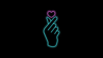 Finger Heart Wallpaper And