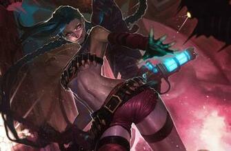 Jinx Fan Art League Of Legends Wallpaper