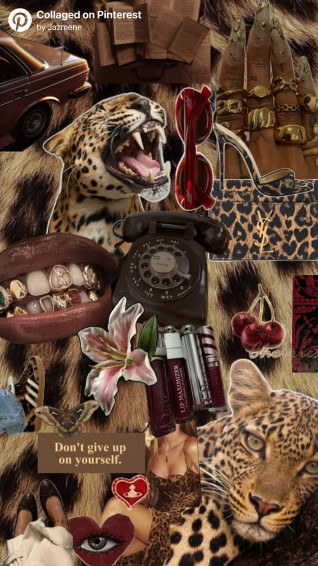 Cheetah Print Aesthetic Wallpaper