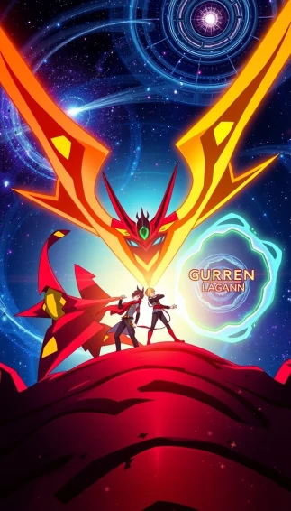 Gurren Lagann Phone Wallpaper