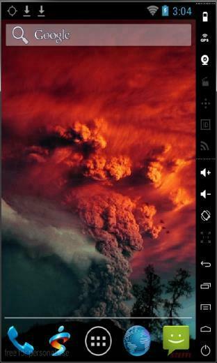 Tornado And Fire Live Wallpaper For Android