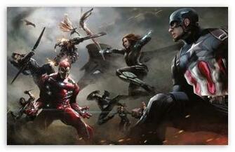Captain America Civil War Artwork HD Desktop Wallpaper Widescreen