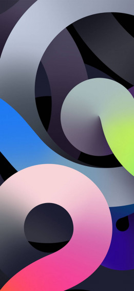 Ios Grey And Pastel Wallpaper