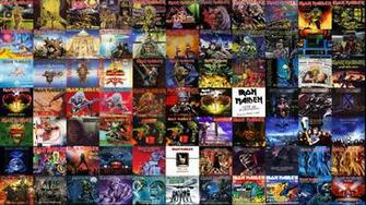 Iron Maiden Heavy Metal Dark Album Cover Eddie F Wallpaper Background