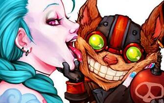 Jinx And Ziggs 4g HD Wallpaper