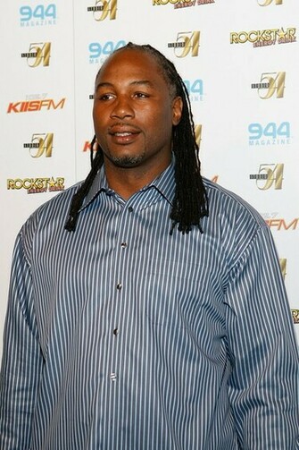 Lennox Lewis Boxer Arrives At Studio Inside The Mgm