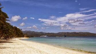 Beach HD Wallpaper 1080p Blue Water White Sand
