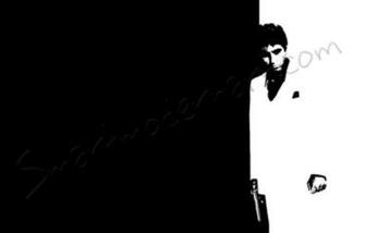 Ajilbab Comscarface Wall Art Pacino Pop