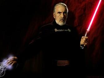 Count Dooku Christopher Lee Wallpaper