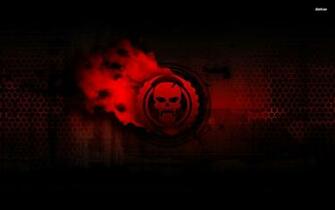Red Skull Wallpaper Digital Art
