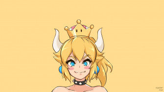 Bowsette Wallpaper For Mobile Phone