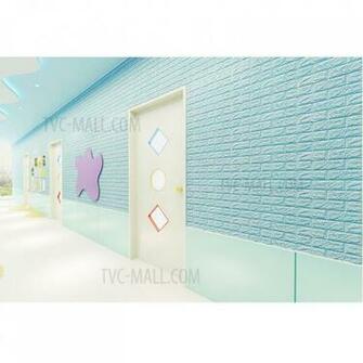 3d Stereoscopic Brick Wall Stickers Pe Foam Self Adhesive Diy