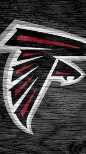 Atlanta Falcons Grey Weathered Wood Wallpaper For iPhone