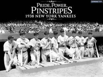 Ny Yankee Pinstripe Wallpaper