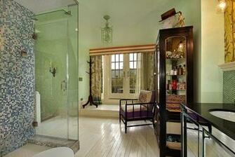 Apothecary S Garden Wallpaper Brown Marble Sink With Nickel Legs