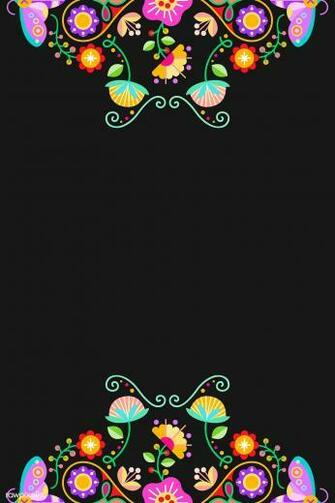 Premium Vector Of Flower And Insect Folk Design Element