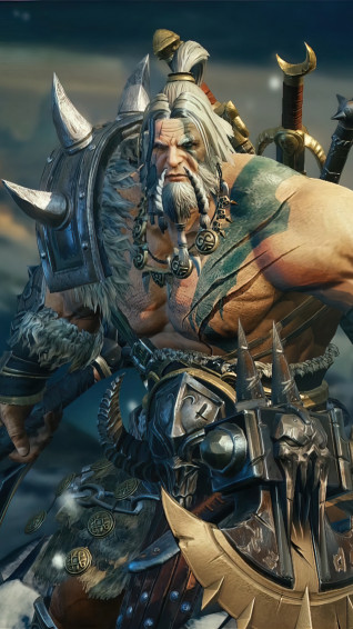 Barbarian Diablo Immortal Class 4k Phone iPhone Wallpaper 3461a