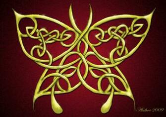 Celtic Knot Wallpaper Butterfly By Miz