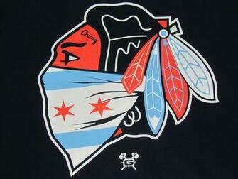 Blackhawks Chicago Flag Navy Tee Laced Up