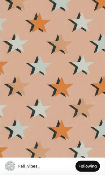 Star Background iPhone Wallpaper Pattern