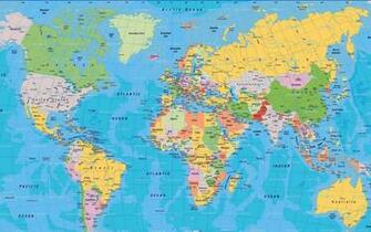 World Map Background